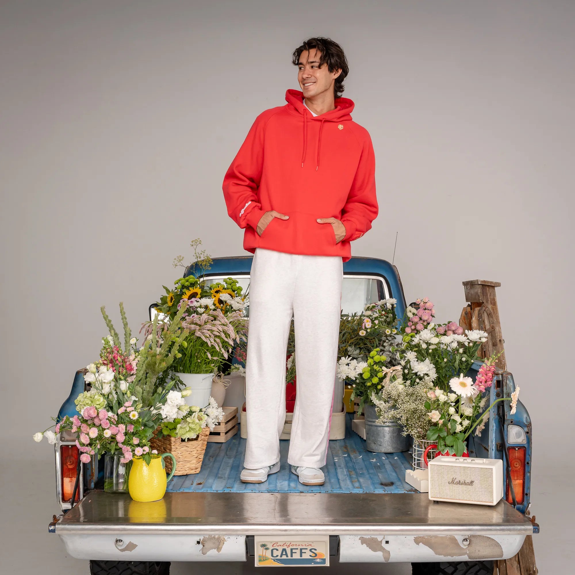 CALENDAR HOODIE - RIBBON RED