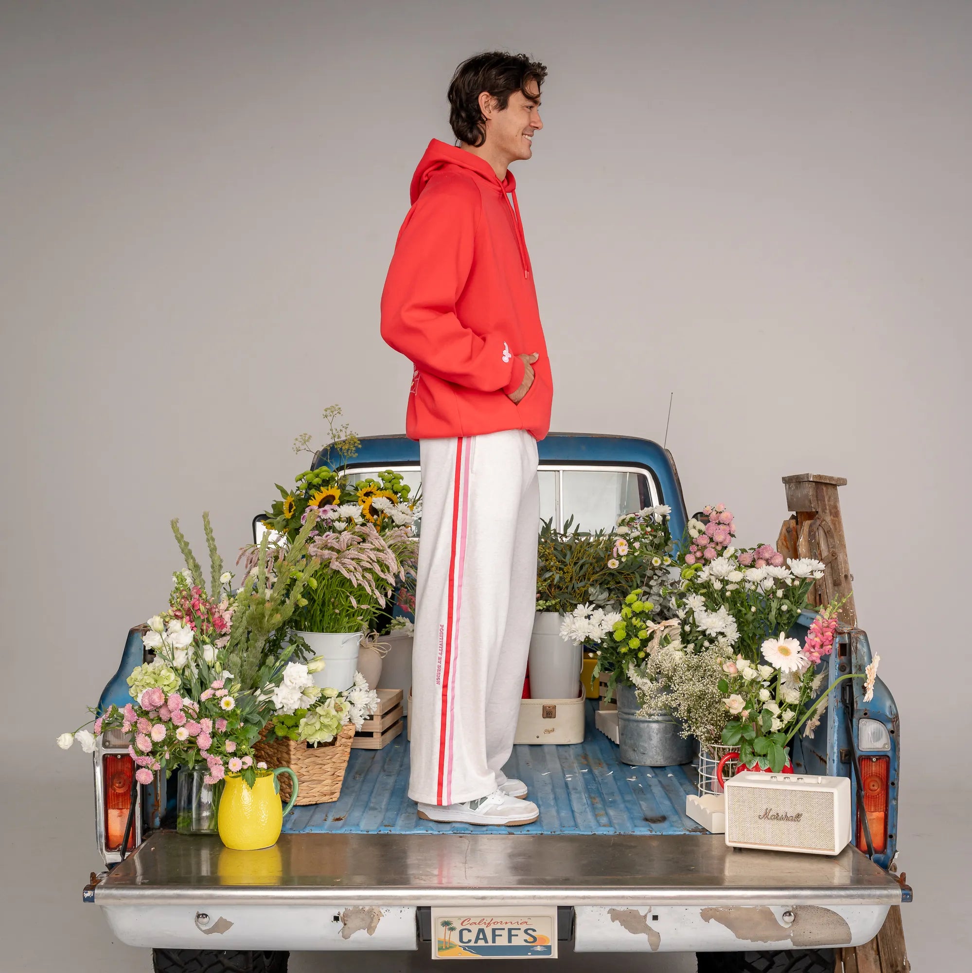 CALENDAR HOODIE - RIBBON RED