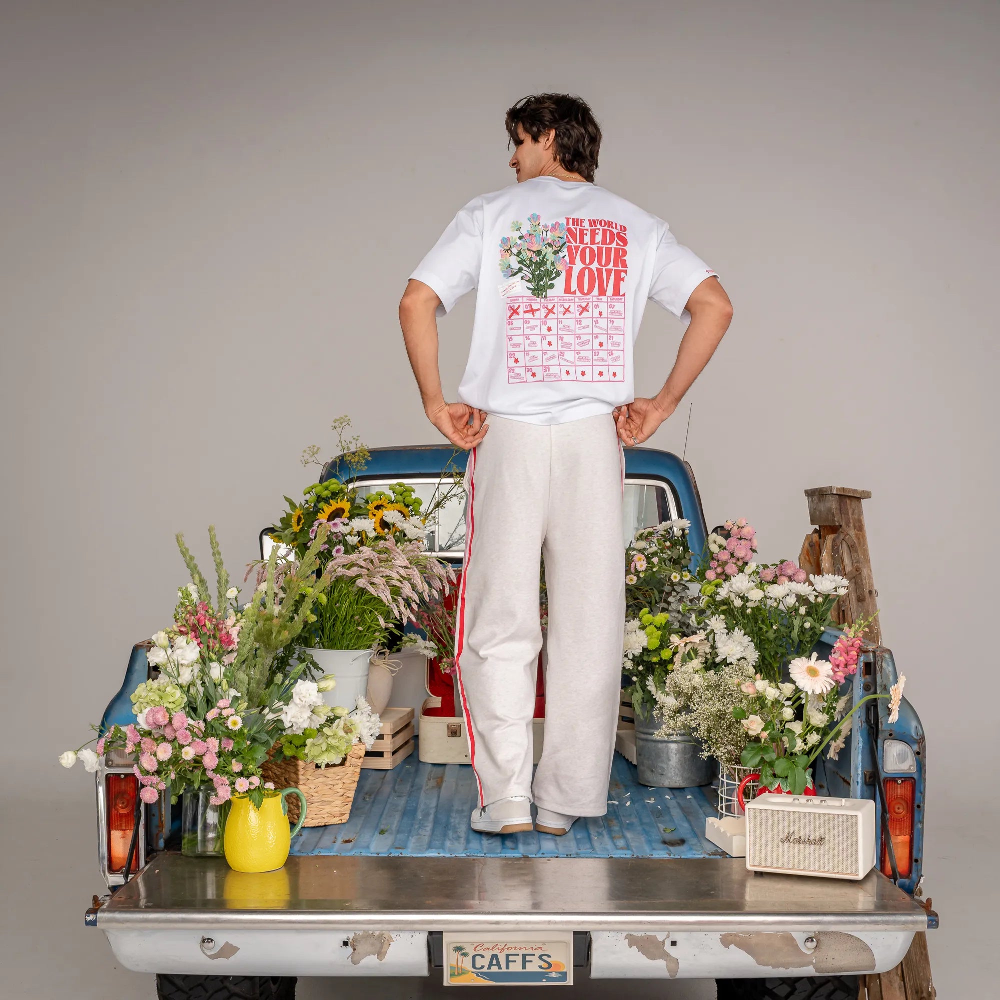 CALENDAR TEE - WHITE