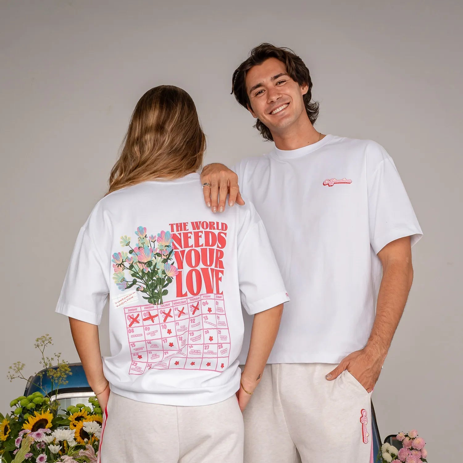 CALENDAR TEE - WHITE