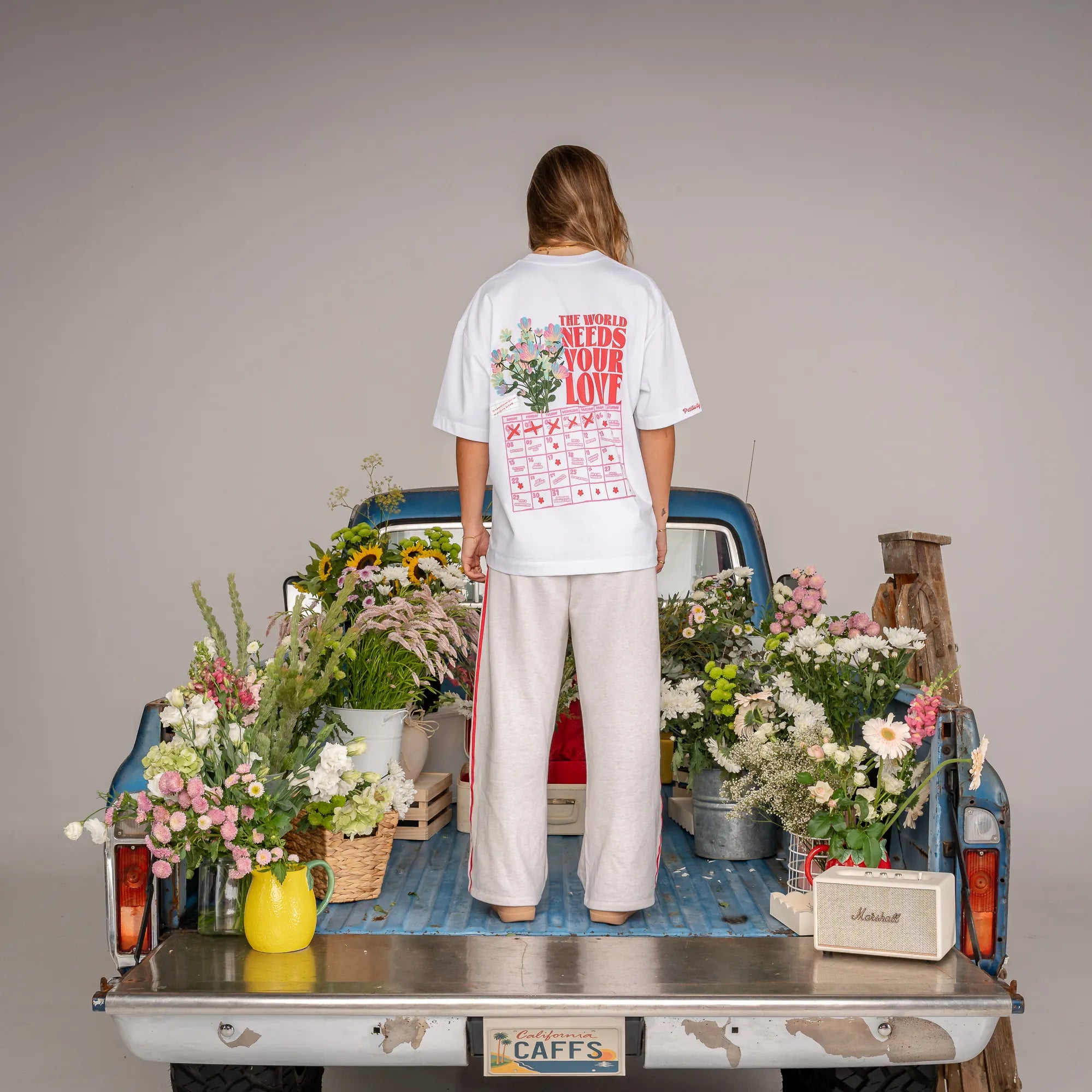 CALENDAR TEE - WHITE