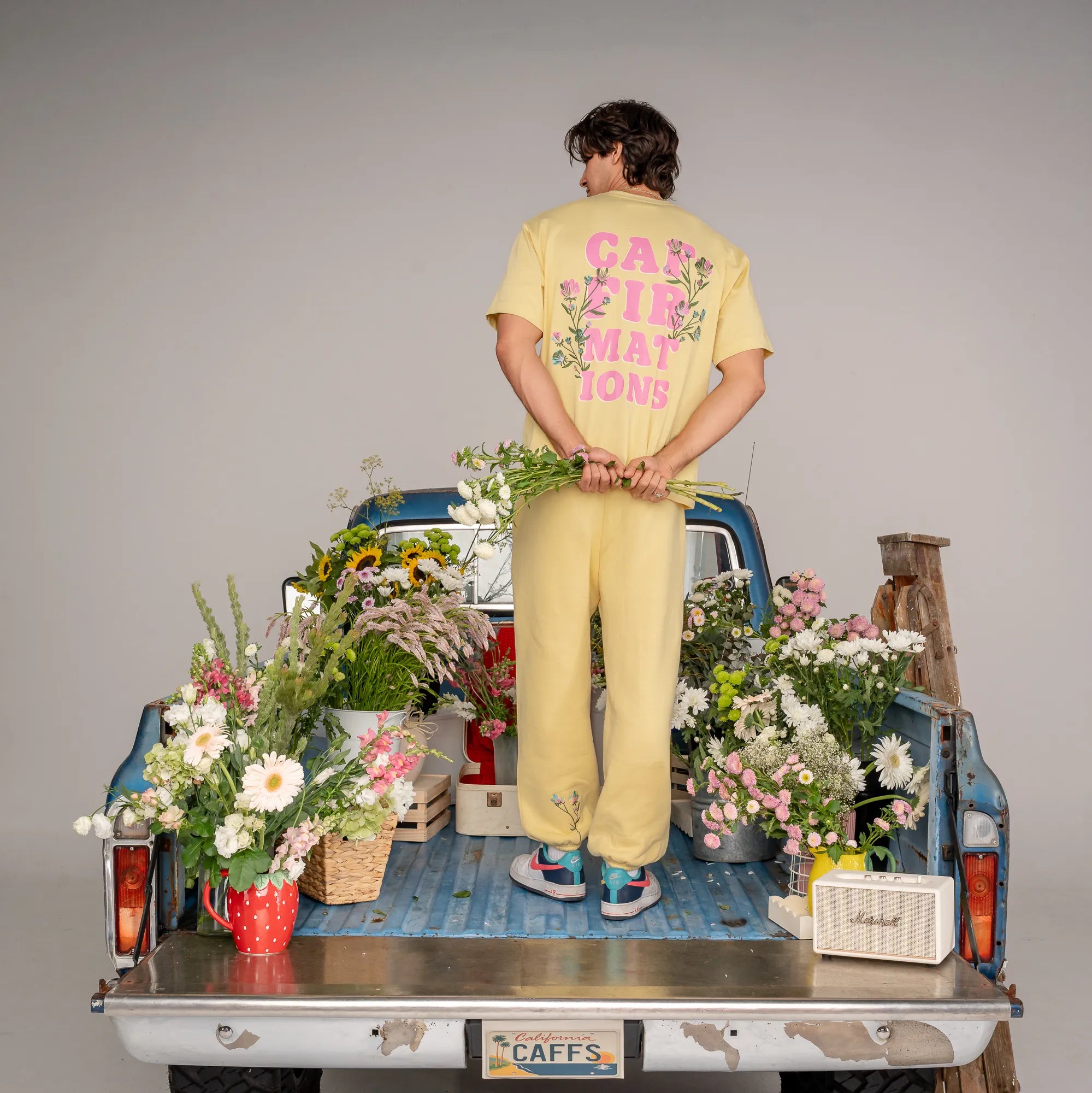 FLOWER TEE - BUTTER YELLOW