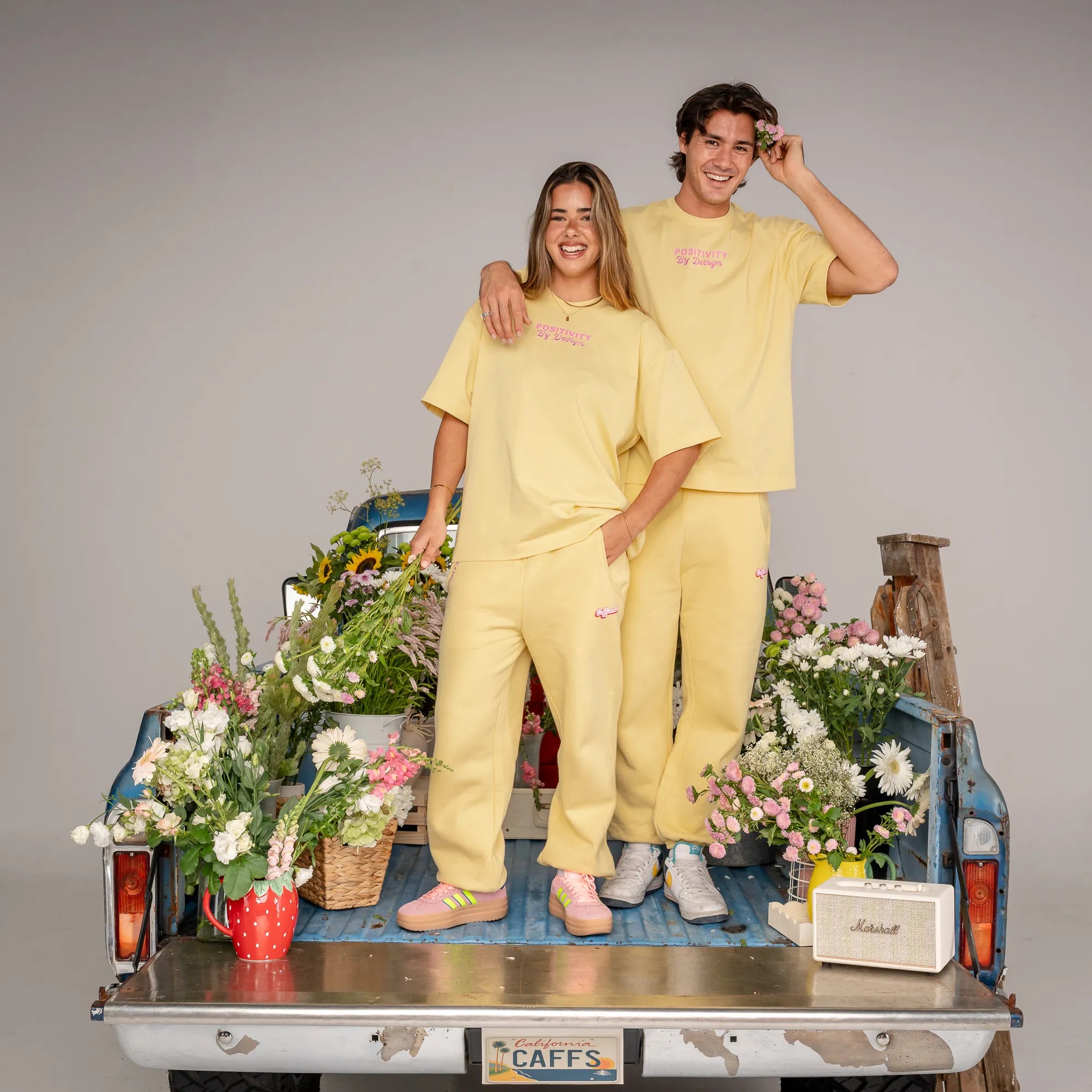 FLOWER TEE - BUTTER YELLOW
