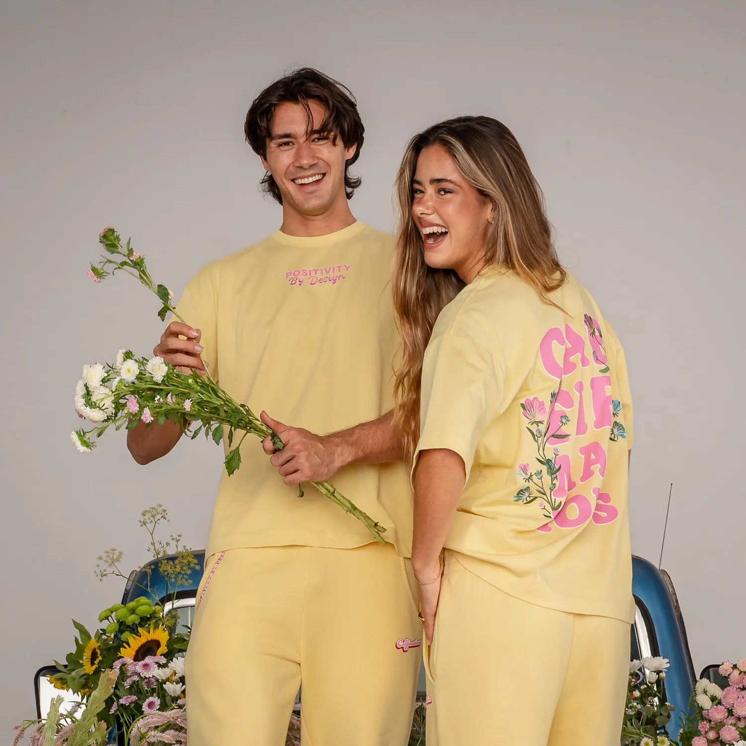 FLOWER TEE - BUTTER YELLOW